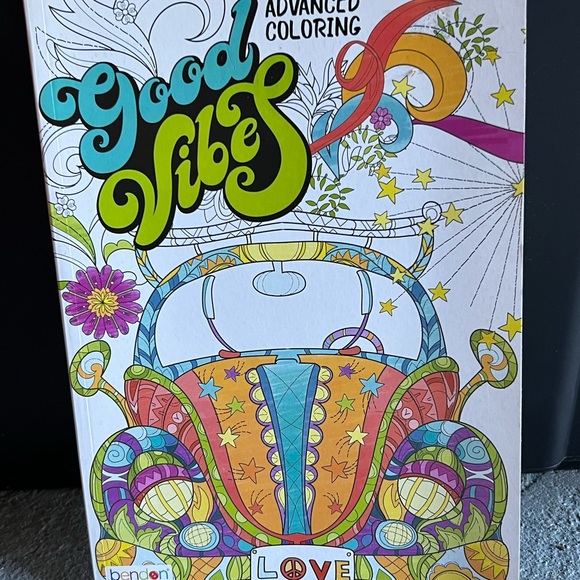 Good vibes adult coloring book, coloring book for adults with colored pencils - Picture 3 of 3
